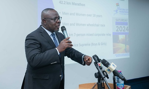 CAPTION: Dr. Eric Kwame Adae, a former elite Ghanaian long-distance runner and the Founder of Runathon Ghana