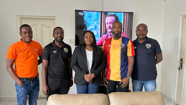 New Hearts of Oak MD pays courtesy call on StarTimes