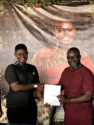 Afua Asantewaa lands another brand ambassadorial deal with Ike City Hotel