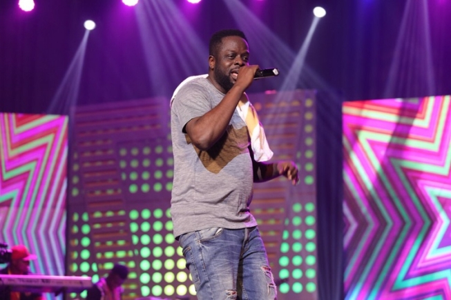 Ofori Amponsah on stage