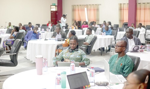 Some participants in the performance review session Some participants in the performance review session