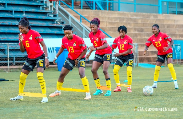 Black Queens at training