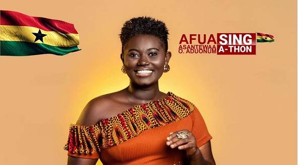 Afua Asantewaa's  Guinness World Record SingA-thon attempt ends in disqualification 