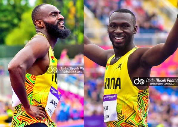  Benjamin Azamati (right) and Joseph Amoah will be seeking Olympic ticket during the African Games