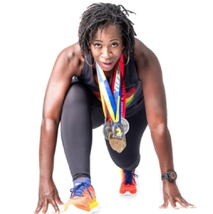 Nana Serwaa on her marks
