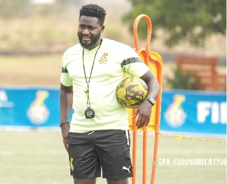 Desmond Ofei --- Black Satellites’ head coach