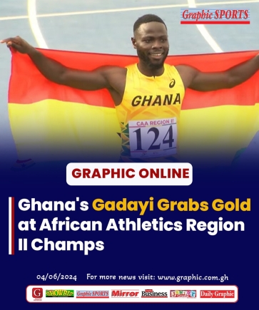 Ghana's Gadayi grabs gold at African Athletics Region II Championship