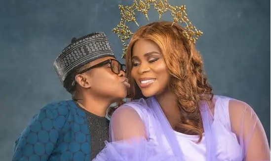 Nollywood actor, Aki and wife welcome baby boy