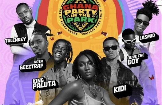 TGMA presents King Paluta and Olivetheboy at 'Ghana Party in the Park' in London
