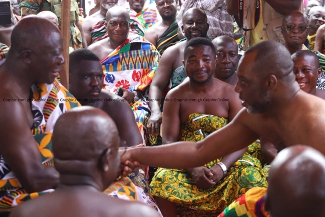 Don't let NPP regret selecting you as running mate - Asantehene to his grandson Napo