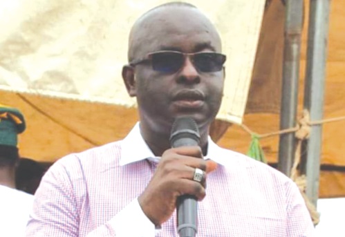 Alhaji Dr Hafiz Bin Salih, Upper East Regional Minister, speaking during the event