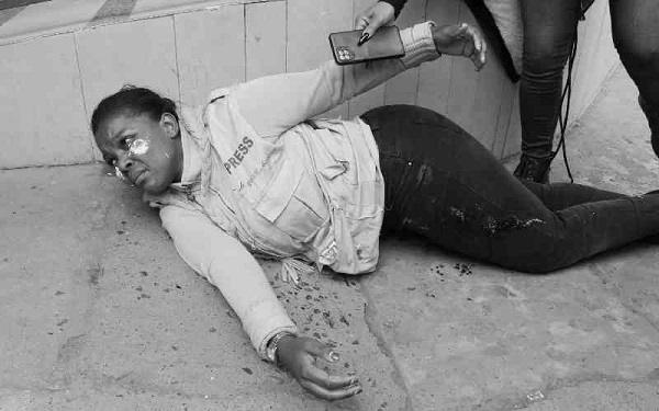 Kameme TV Journalist Catherine Wanjeri was shot and injured during anti-government protests in Nakuru on July 16, 2024.