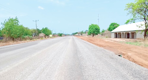 Yagaba-Kubori-Mankarigu Road being worked on Yagaba-Kubori-Mankarigu Road being worked on