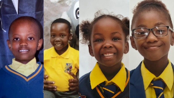 Brothers Hlompho Hlalele, 11, and Reneilwe Hlalele, 7, along with sisters Sihle Hlalele, 12, and Thato Hlalele, 8, were on their way to school when tragedy struck