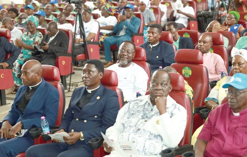 Some clergymen at the launch. Pictures: GCK media team Some clergymen at the launch. Pictures: GCK media team