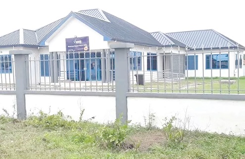 The newly constructed NHIA office in the constituency The newly constructed NHIA office in the constituency