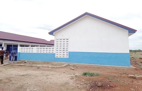 A school block constructed for the commencement of a new SHS at Yizesi A school block constructed for the commencement of a new SHS at Yizesi