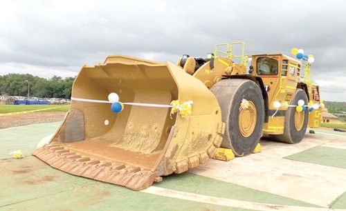 The diesel-electric loader The diesel-electric loader