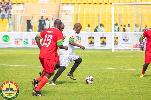 Parliament XI upsets Black Stars Legends in Democracy Cup curtain-raiser