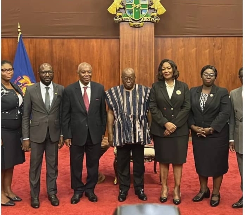 President Akufo-Addo inaugurates ADR Board, praises Attorney-General and Chief Justice