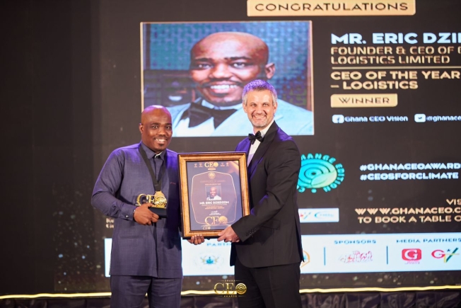 Eric Dziedzom Akukumah: EDA Logistics CEO named Ghana's Most Outstanding CEO in Logistics Services