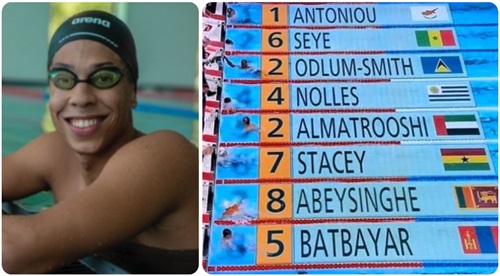 2024 Olympics: Ghana's Harry Stacey finishes 7th in Men's 100m Freestyle