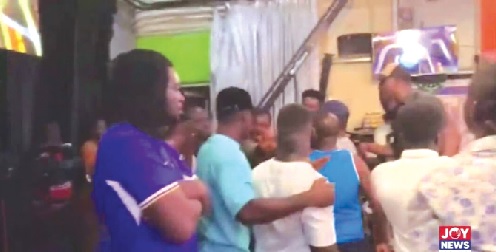 Sixteen supporters of the New Patriotic Party stormed the studios of UTV on October 7, 2023, to disrupt a live broadcast.