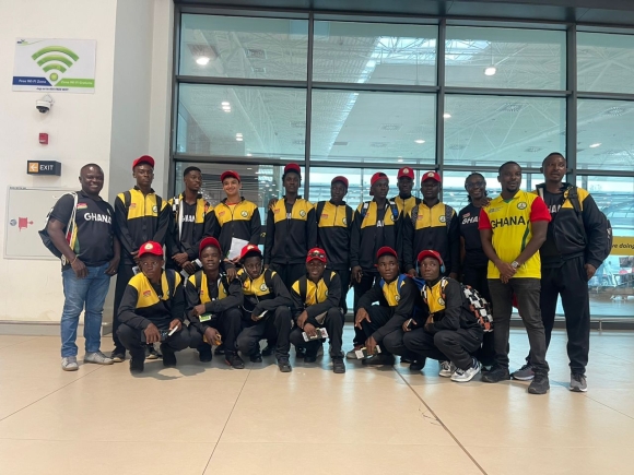 Ghana's U-19 Team departs for ICC Cricket World Cup Africa Division 2 Qualifier in Tanzania