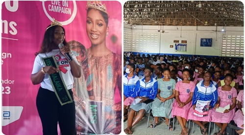 Miss Malaika Ghana 2023 and National HIV Youth Ambassador, Lady Nana Yaa Nsarko