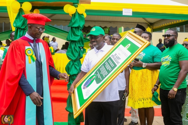 Oda SHS old students honour Cyber Security Authority boss