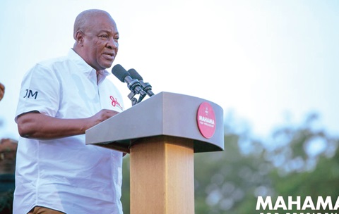 Former President John Dramani Mahama 