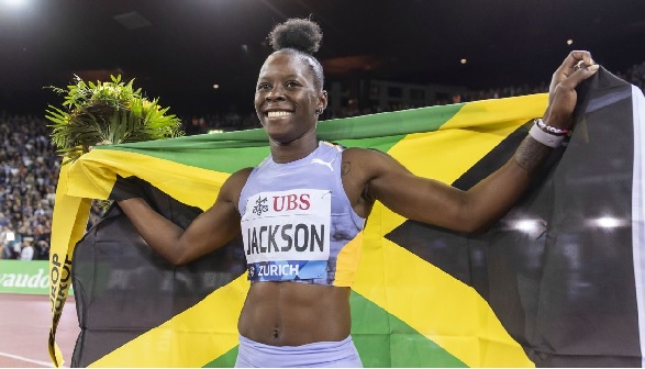 Shericka Jackson withdraws from women's 100m race at Paris 2024 Olympics 