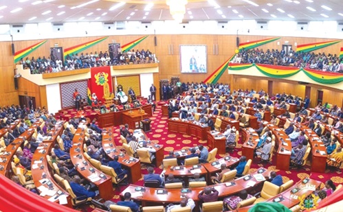 Chamber of Ghana's Parliament