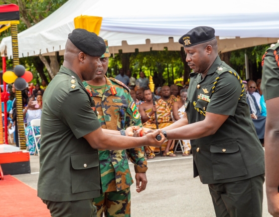Change of Command at 66 Artillery Regiment
