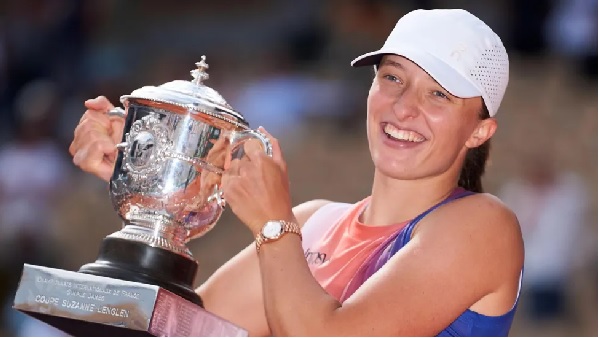 Iga Swiatek has lifted the French Open trophy in four of the past five years