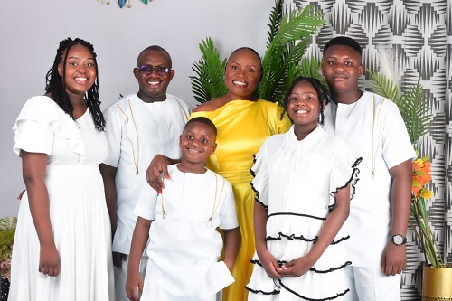 Mr and Mrs Adekanla are blessed with four children