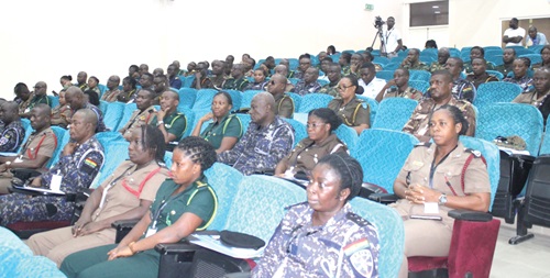 Participants in the Election Violence Security course Participants in the Election Violence Security course