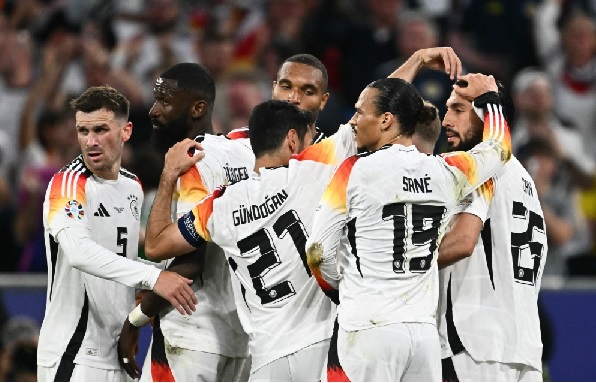 Germany ran riot in 5-1 win against Scotland in opening match