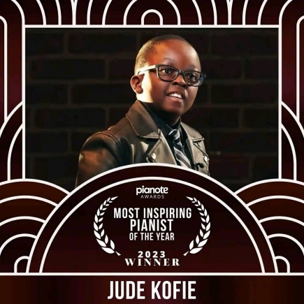 US-based Ghanaian pianist Jude Kofie wins Inspiring Pianist of the Year at maiden Pianote Awards