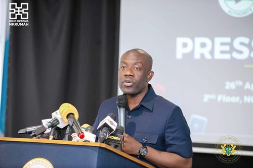 Kojo Oppong Nkrumah  — Minister of Works and Housing