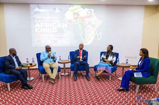 The panelists during the discussions