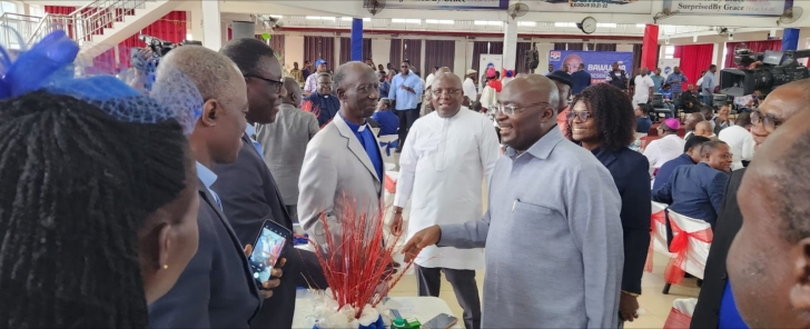Dr. Bawumia begins Eastern Regional Tour with religious leaders in Akropong