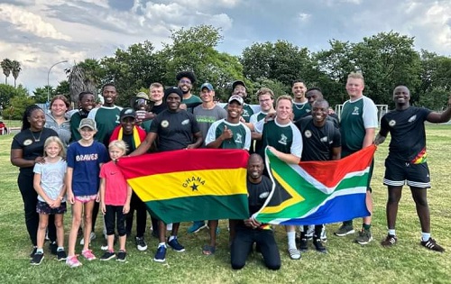 Ghana American Football Team trains with South African counterparts