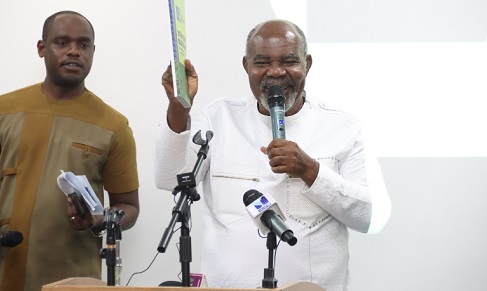 Nii Ayikoi Otoo, President, Ga GaDangme Council, launching the GaDangme Strategic Blueprint. Pictures: ELVIS NII NOI DOWUONA