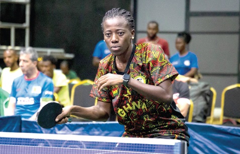 Ghana's Celia Baah-Danso lost the decisive match 2-3 to her South African opponent