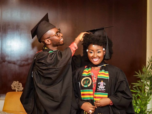 (VIDEO)Okyeame Kwame and wife Annica earn Professional Master’s at IPSL 