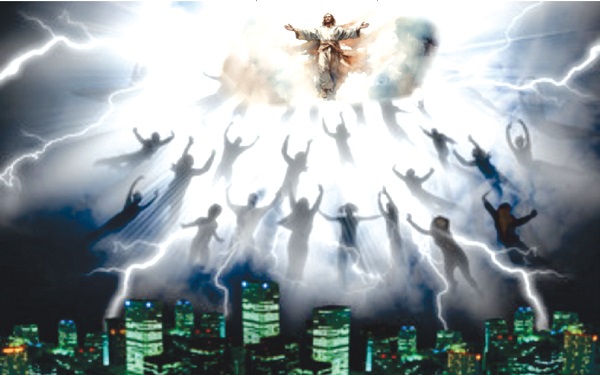 An artist impression of the rapture