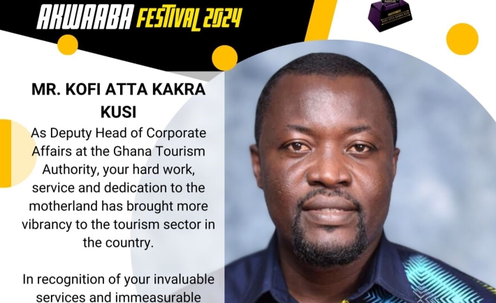 Kofi Atta Kakra Kusi honored with Black Star Award at Akwaaba Festival 2024