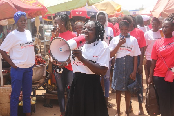 Members of the Young Urban Women's Movement of ActionAid Ghana 
