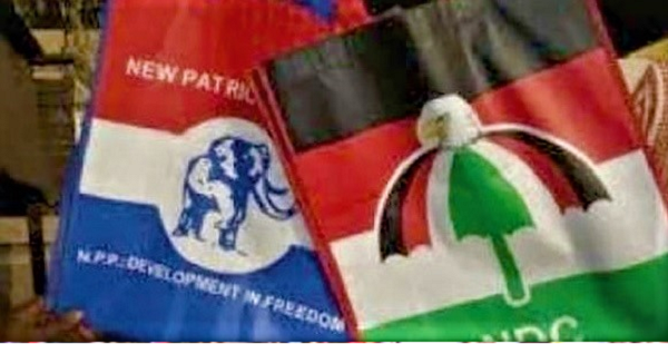 Supporters of NPP, NDC in jubilant mood